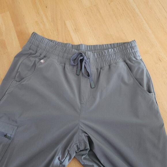 Figs Jogger Scrub Pants Zamora Freex Technical Collection Lt Grey/Sage sz M EUC - Picture 5 of 9